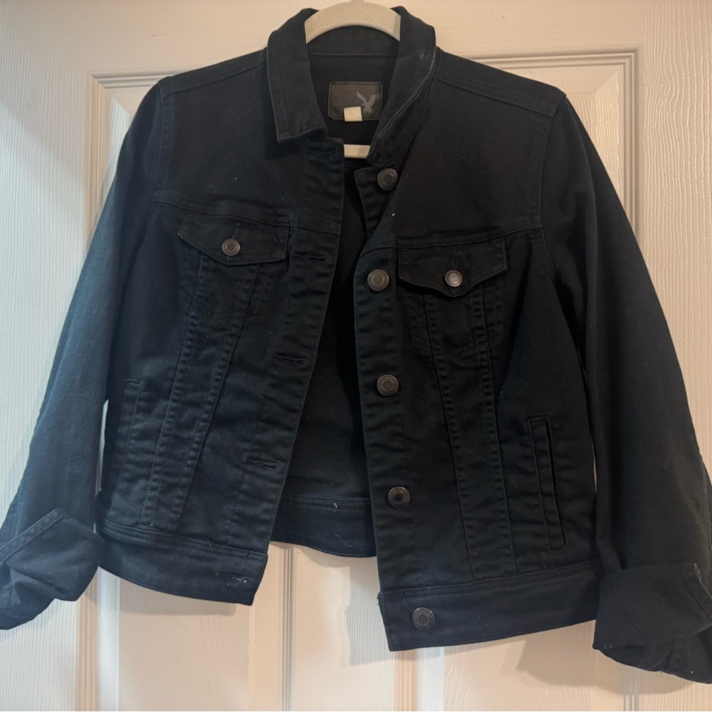 American Age Black Denim Jacket